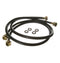 Washing Machine 2 Pack Rubber Inlet Hose 4'