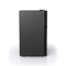3.1 cu. ft. Double Door Compact Refrigerator with Full-Width Freezer (Stainless Steel)