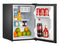 2.4 cu. Ft. Compact Refrigerator with 2L Bottle Holder (Black)