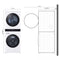 Single Unit Front Load Washtower™ With Center Control™ 4.5 Cu. Ft. Washer And 7.4 Cu. Ft. Electric Dryer