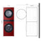 Single Unit Front Load Washtower™ With Center Control™ 4.5 Cu. Ft. Washer And 7.4 Cu. Ft. Gas Dryer