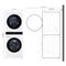 Single Unit Washtower™ With Center Control™ 5.0 Cu. Ft. Front Load Washer And 7.8 Cu. Ft. Electric Ventless Heat Pump Dryer