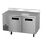 Side Mount Freezer, Two Section Worktop, Stainless Doors
