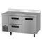 Side Mount Refrigerator, Two Section Worktop, Drawer/Door Combo