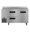 Side Mount Refrigerator, Two Section Worktop, Drawer/Door Combo