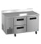Side Mount Refrigerator, Two Section Worktop, Drawer/Door Combo