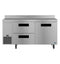 Side Mount Refrigerator, Two Section Worktop, Drawer/Door Combo