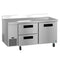 Side Mount Refrigerator, Two Section Worktop, Drawer/Door Combo