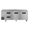 Side Mount Refrigerator, Three Section Worktop, Drawer/Door Combo