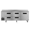 Side Mount Refrigerator, Three Section Worktop, Drawer/Door Combo