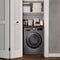 2.4 Cu. Ft. Smart Wi-fi Enabled Compact Front Load All-in-one Washer/dryer Combo With Built-in Intelligence