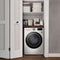 2.4 Cu. Ft. Smart Wi-fi Enabled Compact Front Load All-in-one Washer/dryer Combo With Built-in Intelligence