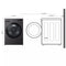 Ventless Washer/dryer Combo Washcombo™ All-in-one 5.0 Cu. Ft. Mega Capacity With Inverter Heatpump™ Technology And Direct Drive Motor