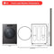 5.8 Cu. Ft. Mega Capacity Smart Front Load Washer With Built-in Intelligence, Turbowash® 360°, Ezdispense® And Touch Lcd Control