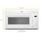 1.7 cu. ft. Microwave Hood Combination with Electronic Touch Controls