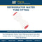 WP2198677 Genuine OEM Refrigerator Water 1/4 IN PEX Tube Fitting