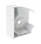 Refrigerator ice dispenser crusher housing
