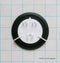 Refrigerator dispenser door flap