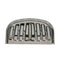Refrigerator Recessed Stainless Steel Look Grille