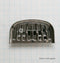 Refrigerator Recessed Stainless Steel Look Grille