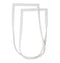 Door Gasket Freezer White