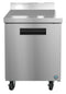 Refrigerator, Single Section Worktop, Stainless Door