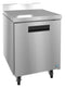 Refrigerator, Single Section Worktop, Stainless Door with Lock