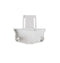 Refrigerator front shelf cap
