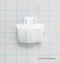 Refrigerator front shelf cap