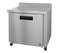 Refrigerator, Single Section Worktop, Stainless Door