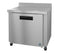 Refrigerator, Single Section Worktop, Stainless Door with Lock