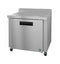Refrigerator, Single Section Worktop, Stainless Door