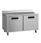Refrigerator, Two Section Worktop, Stainless Doors