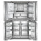 36-Inch Counter Depth 4 Door Refrigerator with Ice Maker in Door