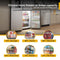 36-Inch Counter Depth 4 Door Refrigerator with Ice Maker in Door