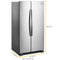 36-inch Wide Side-by-Side Refrigerator - 25 cu. ft.