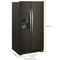 33-inch Wide Side-by-Side Refrigerator - 21 cu. ft.