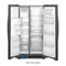 36-inch Wide Side-by-Side Refrigerator - 25 cu. ft.