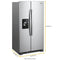36-inch Wide Side-by-Side Refrigerator - 25 cu. ft.