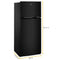 28-inch Wide Refrigerator Compatible With The EZ Connect Icemaker Kit – 18 Cu. Ft.