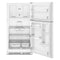 Whirlpool® 32.8-inch Wide Top Freezer Refrigerator with Total Coverage Cooling- 21.3 Cu. Ft.