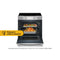 30-inch Smart Slide in Electric Range with Air Cooking Technology, No Preheat Air Fry, WipeClean™ Coating, Steam/Self Clean and High Speed Preheat