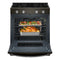 30-inch Gas Smart Range with Air Cooking Technology and Steam Clean