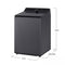 5.3 Cu. Ft. Mega Capacity Smart Top Load Washer With 4-way® Agitator, Easyunload™ & Ai Sensing