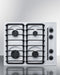 24" Wide 4-Burner Gas Cooktop