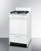 20" Wide Gas Range, Sealed Burners