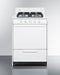 24" Wide Gas Range, Sealed Burners
