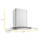 36" Modern Glass Island Mount Range Hood