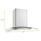 36" Modern Glass Wall Mount Range Hood