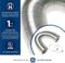 Semi-rigid Aluminum 8' Transition Duct